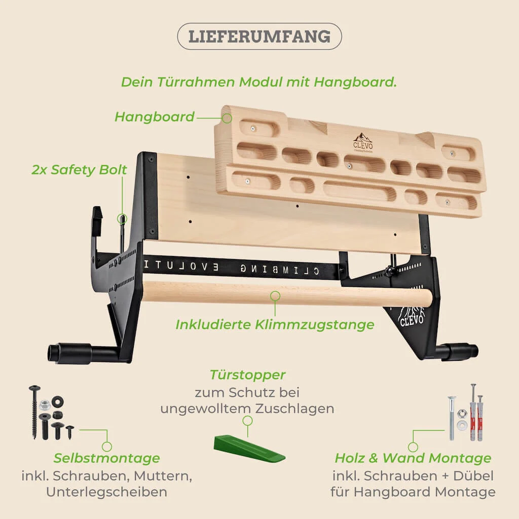 Bundle Clevo Door + Hangboard - Image 11