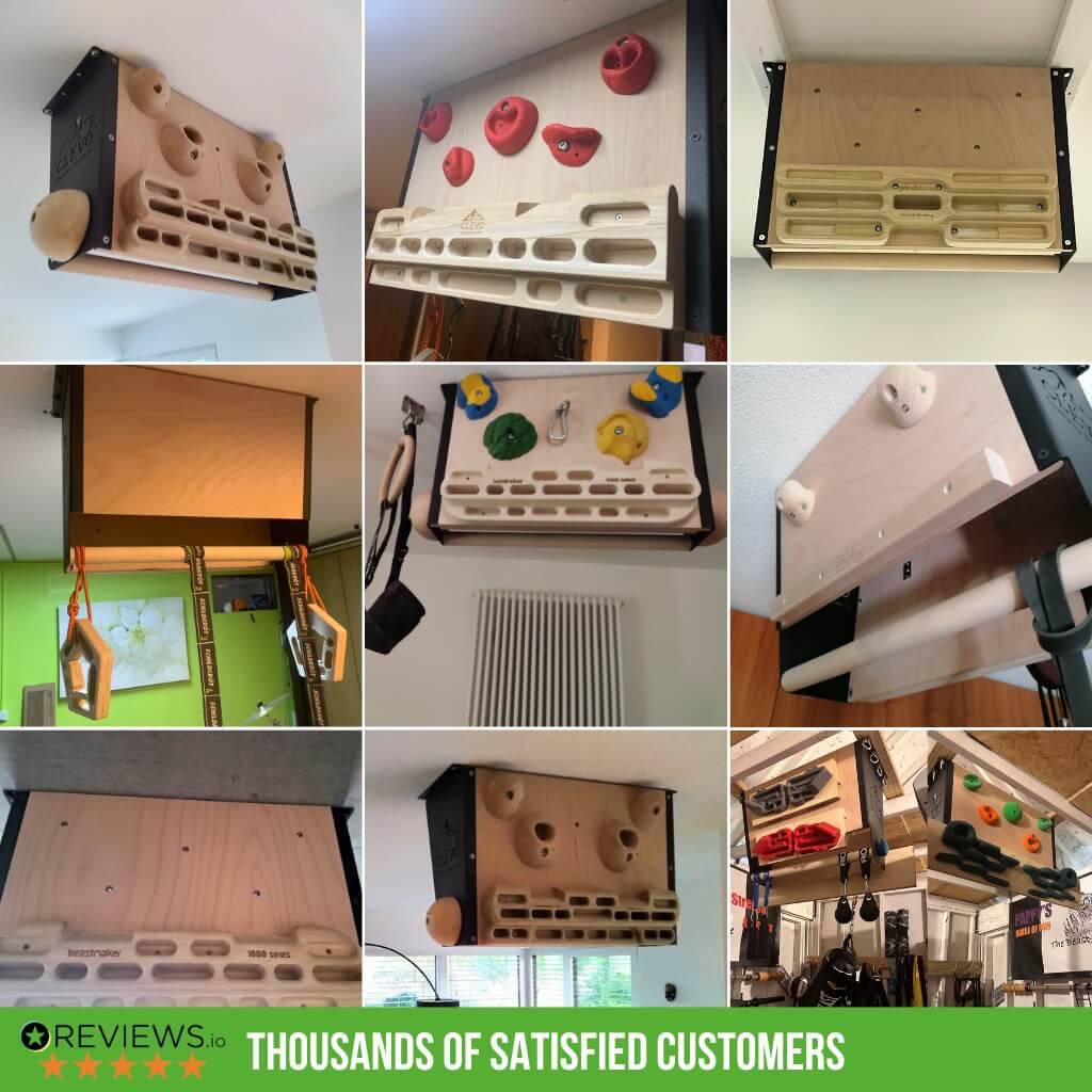 CLEVO M Basismodul: Deckenbefestigung für Kletter Hangboard, Griffe, Campusboard, Klimmzugstange - Image 13