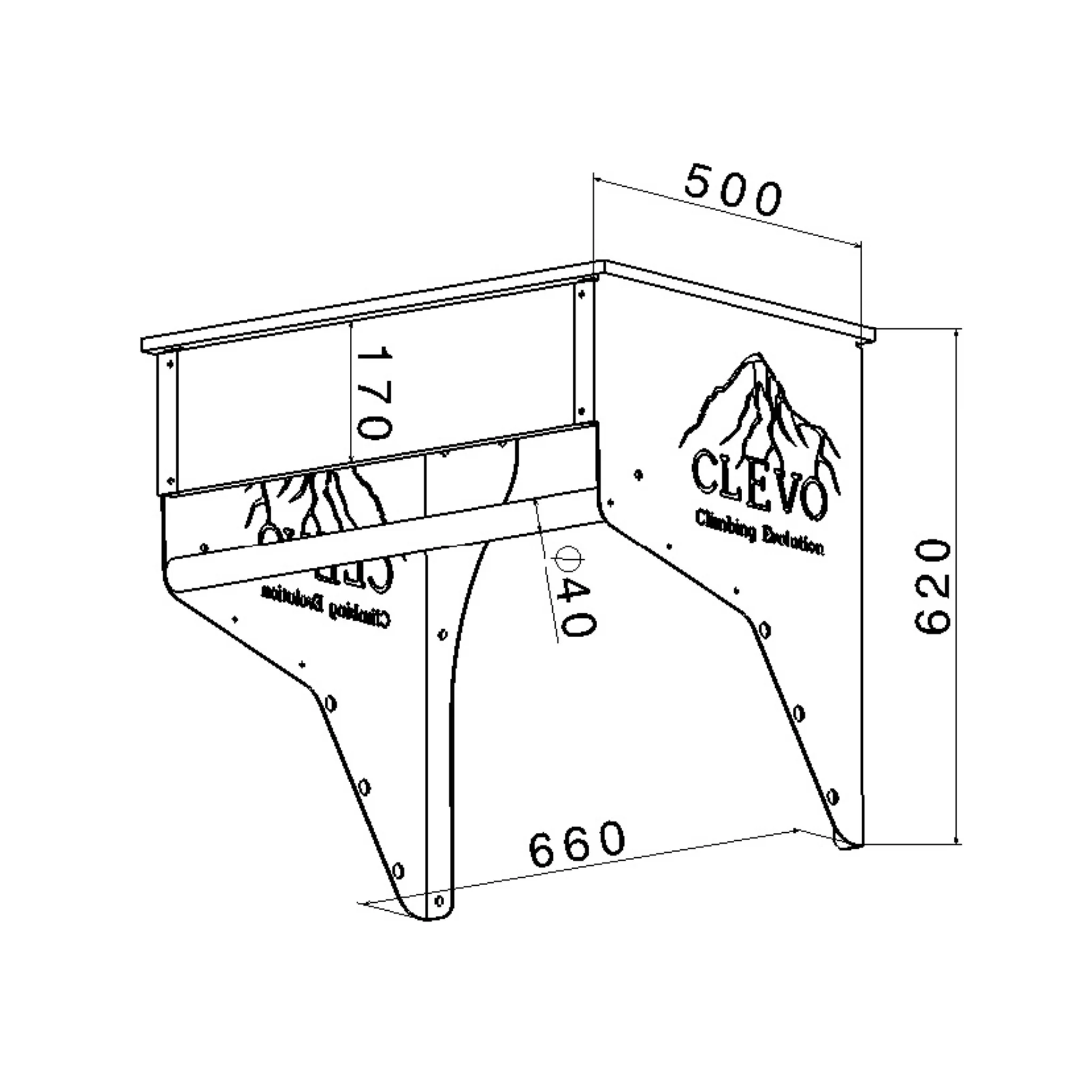 Bundle CLEVO Wall + Hangboard - Image 13