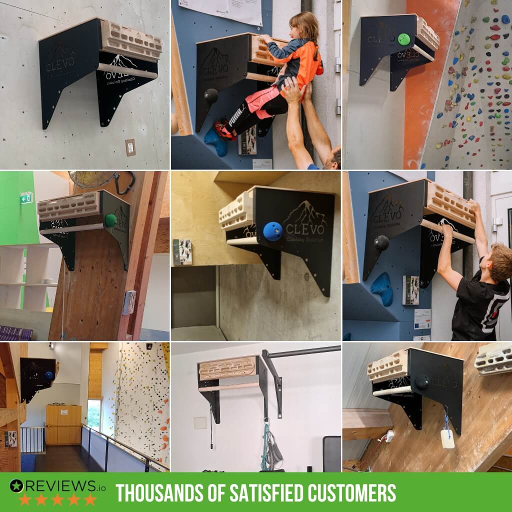 CLEVO WALL: Kletterwand für Zuhause, Wandbefestigung für Hangboard, Campusleisten, Kletterzubehör - Image 15