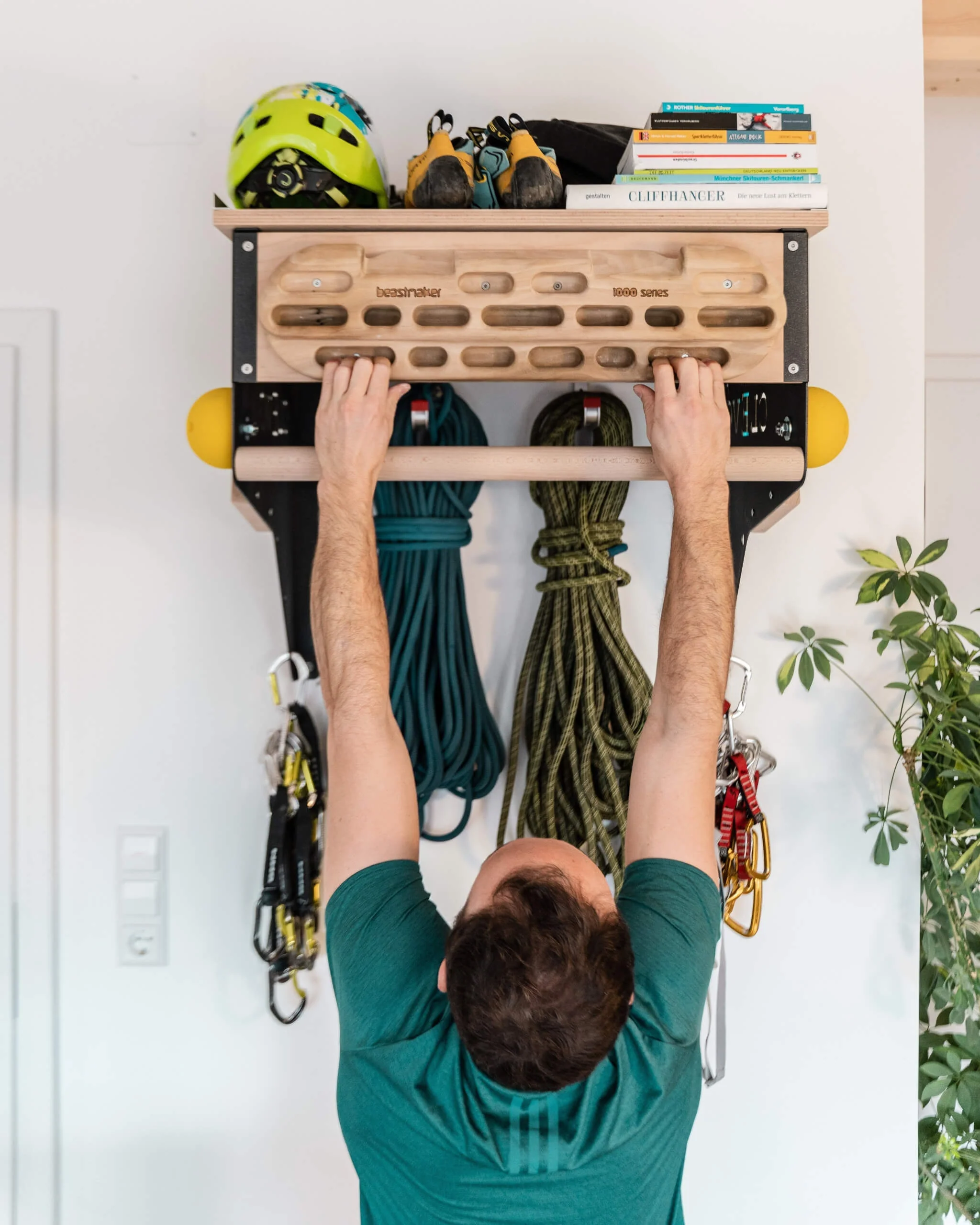 CLEVO WALL: Kletterwand für Zuhause, Wandbefestigung für Hangboard, Campusleisten, Kletterzubehör - Image 10