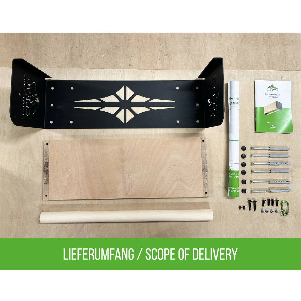 CLEVO S: Deckenbefestigung für Hangboard, Seitgriffe, Hangutensilien und Klimmzugstange - Image 11