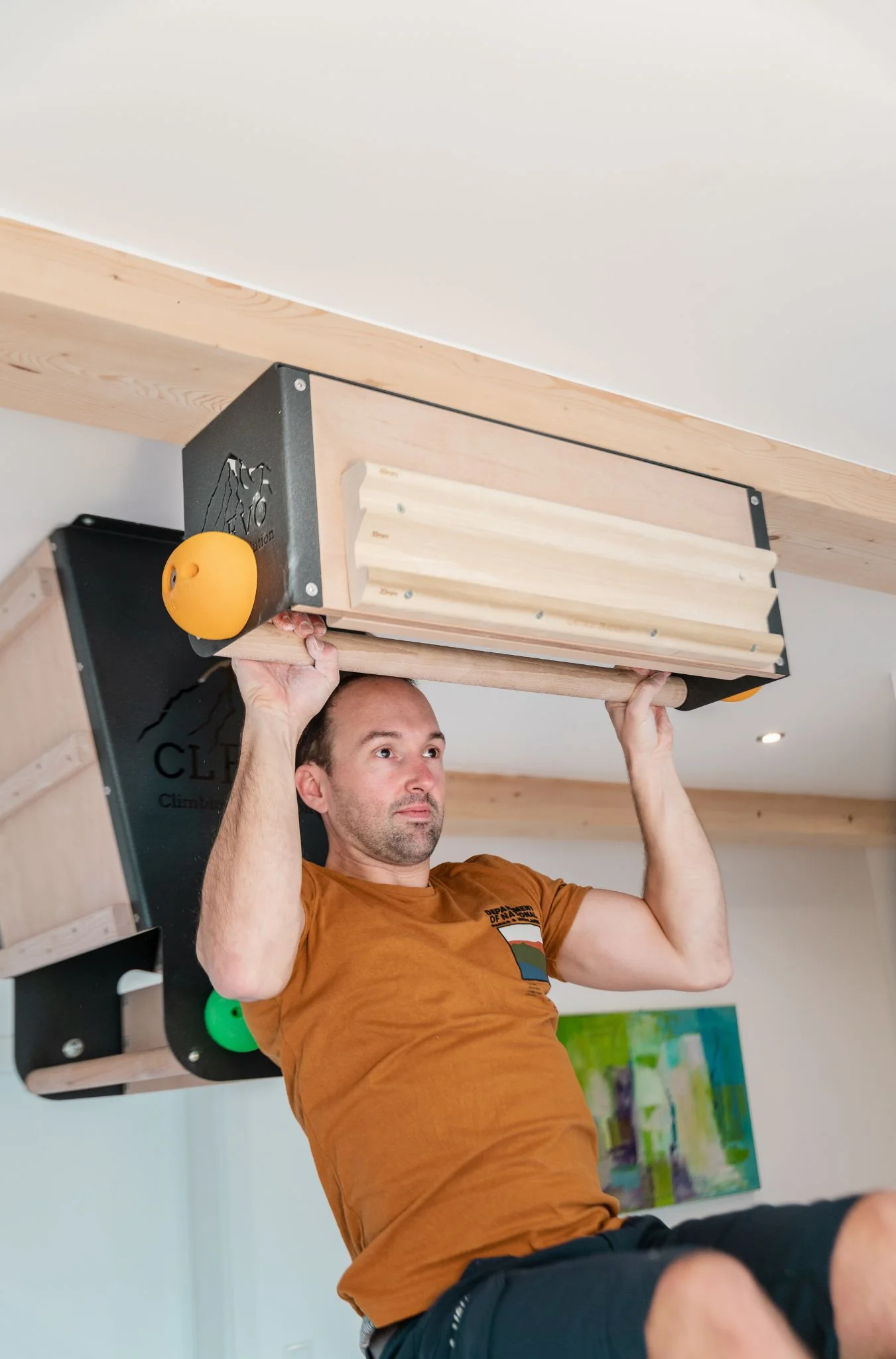 CLEVO S: Deckenbefestigung für Hangboard, Seitgriffe, Hangutensilien und Klimmzugstange - Image 9