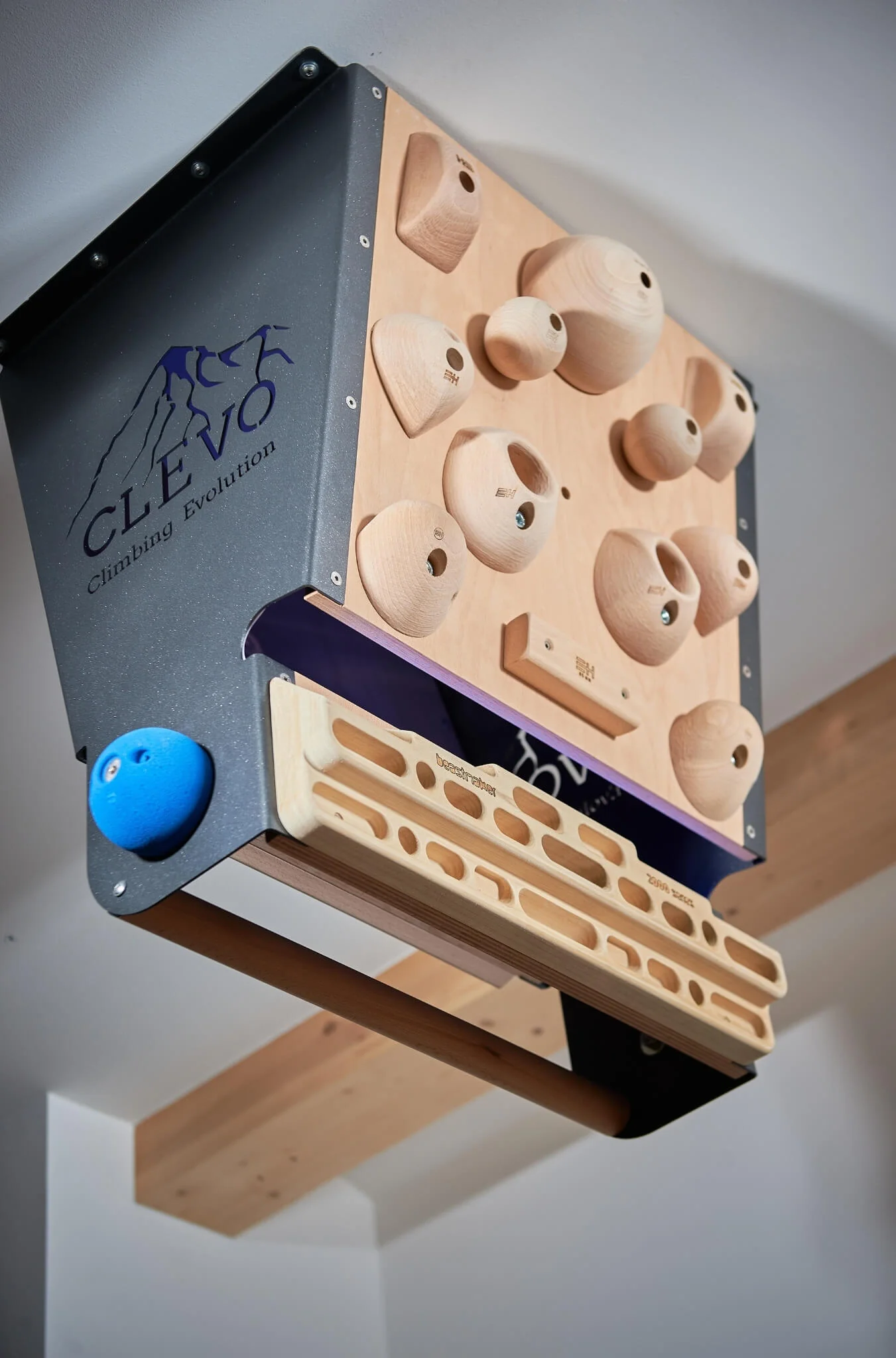 CLEVO XL: Profi Klettermodul für Decke für Campus- und Hangboard, Griffe und Klimmzugstange - Image 5