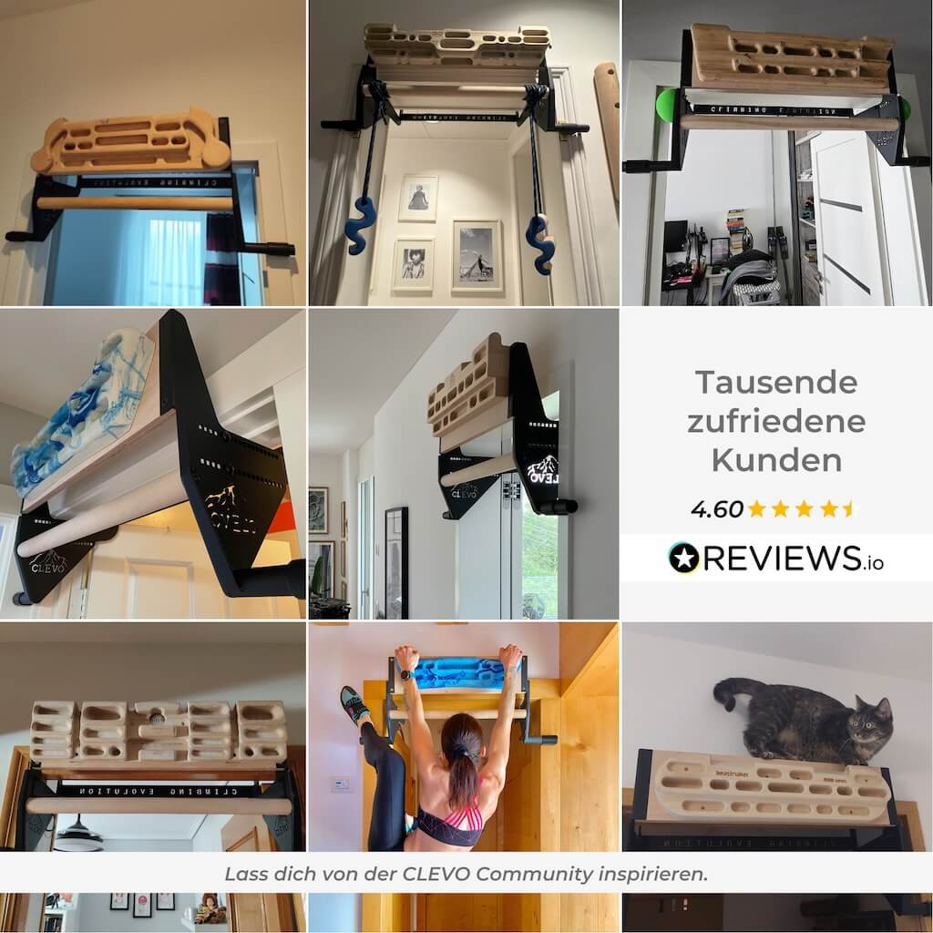 CLEVO DOOR: Türaufhängung für Hangboard, Klimmzugstange und Kletter Hangutensilien - Image 15