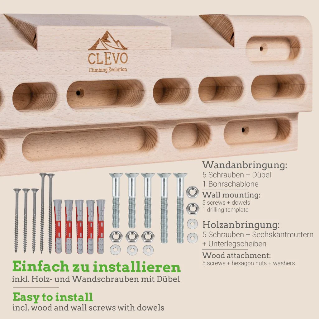 Bundle CLEVO Wall + Hangboard - Image 15
