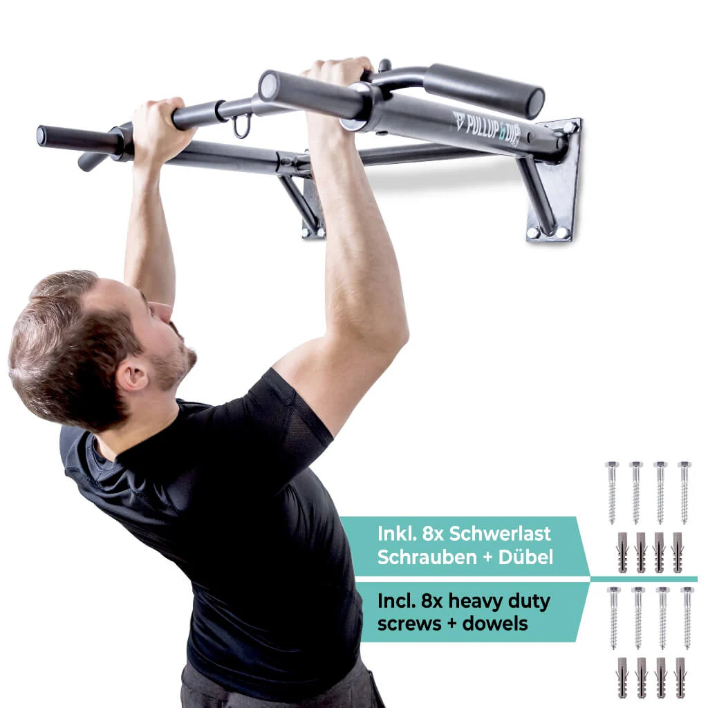 Klimmzugstange Wandmontage inkl. Klimmzugband - Image 4