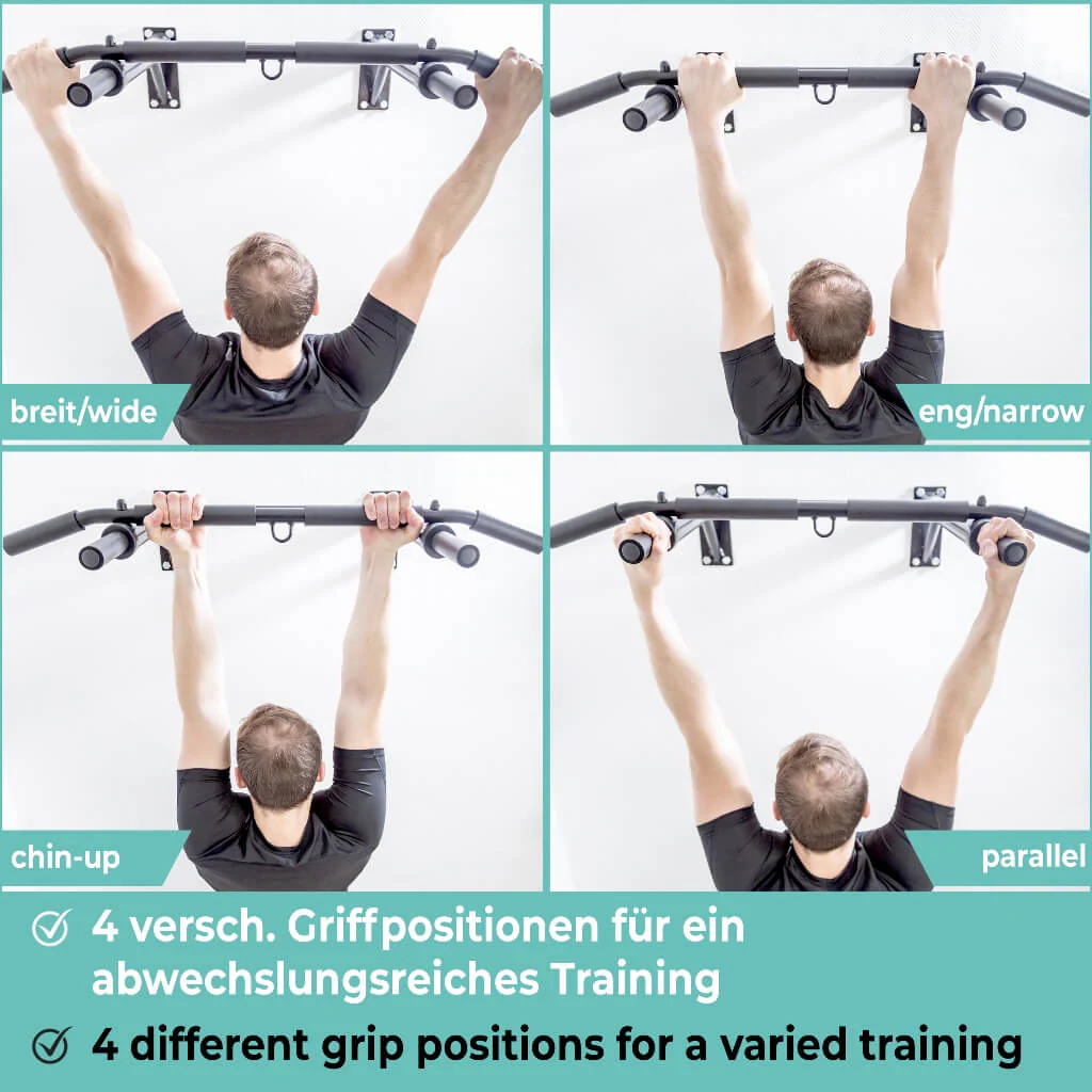 Klimmzugstange Wandmontage inkl. Klimmzugband - Image 7