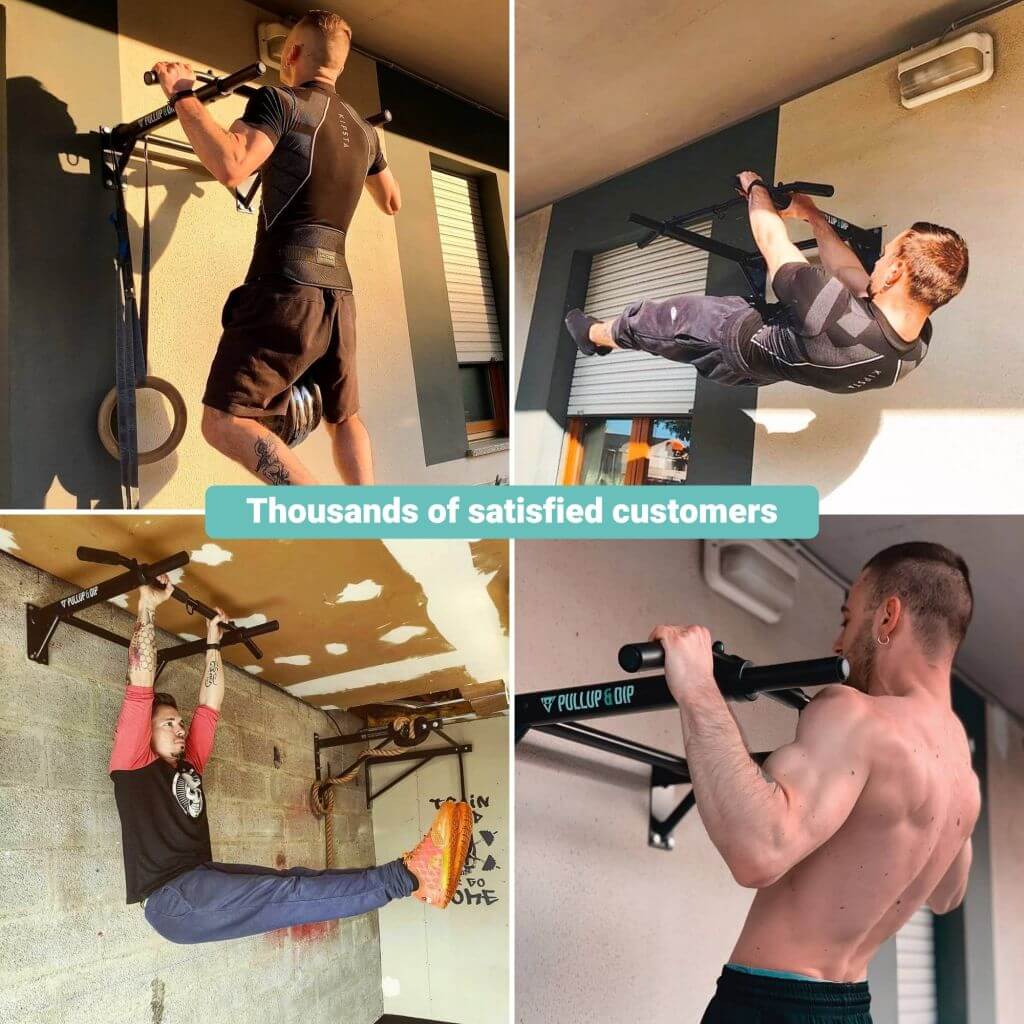 Klimmzugstange Wandmontage inkl. Klimmzugband - Image 8