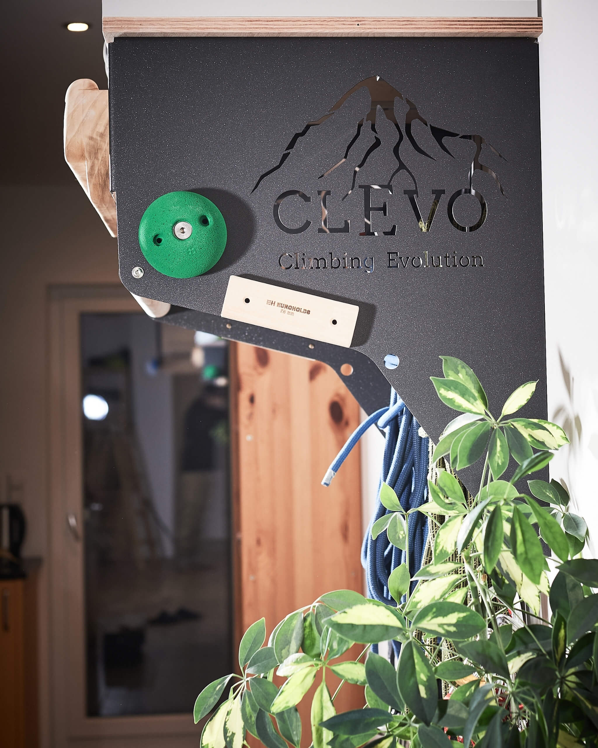 CLEVO WALL: Kletterwand für Zuhause, Wandbefestigung für Hangboard, Campusleisten, Kletterzubehör - Image 8